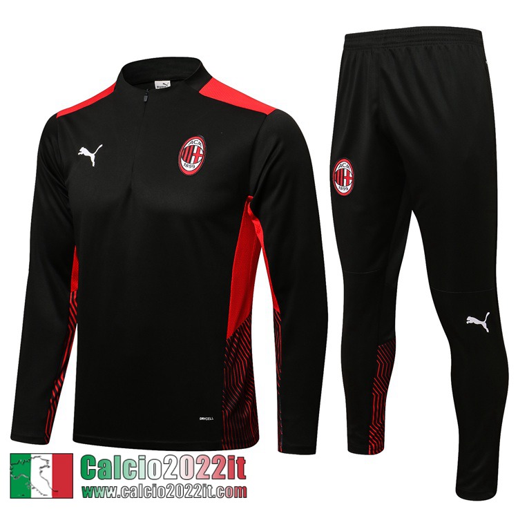 AC Milan Tute Calcio Nero Uomo 2021 2022 TG142