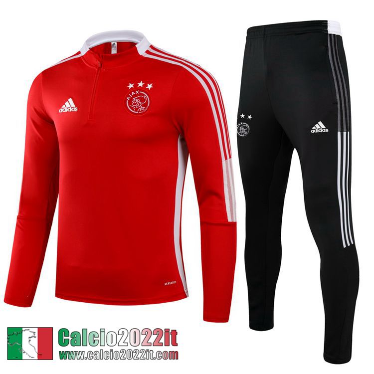 Ajax Tute Calcio rosso Bambini 2021 2022 TK85