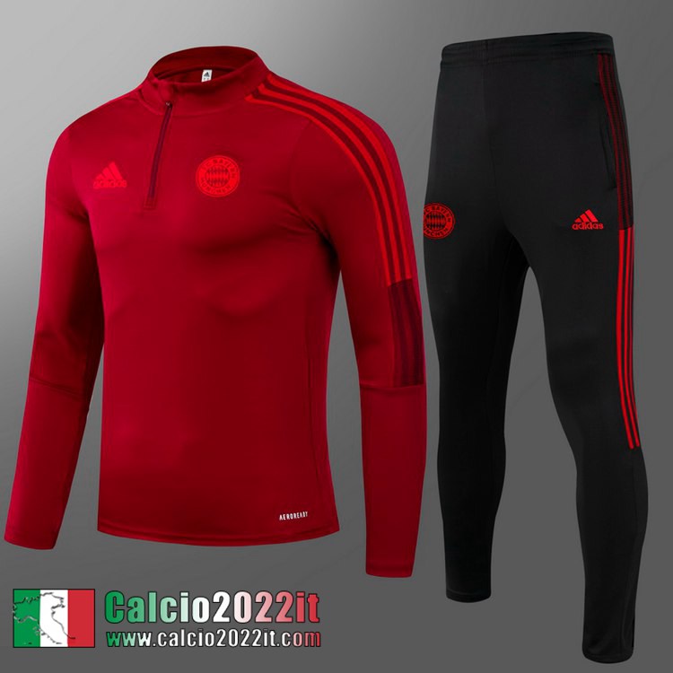 Bayern Monaco Tute Calcio rosso Bambini 2021 2022 TK88