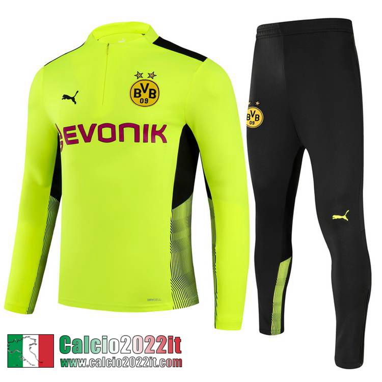 Dortmund Tute Calcio Verde fluorescente Bambini 2021 2022 TK90