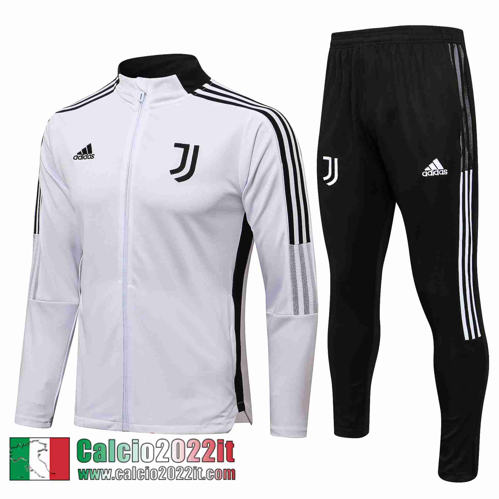 Juventus Full-Zip Giacca bianca 2021 2022 Uomo JK201
