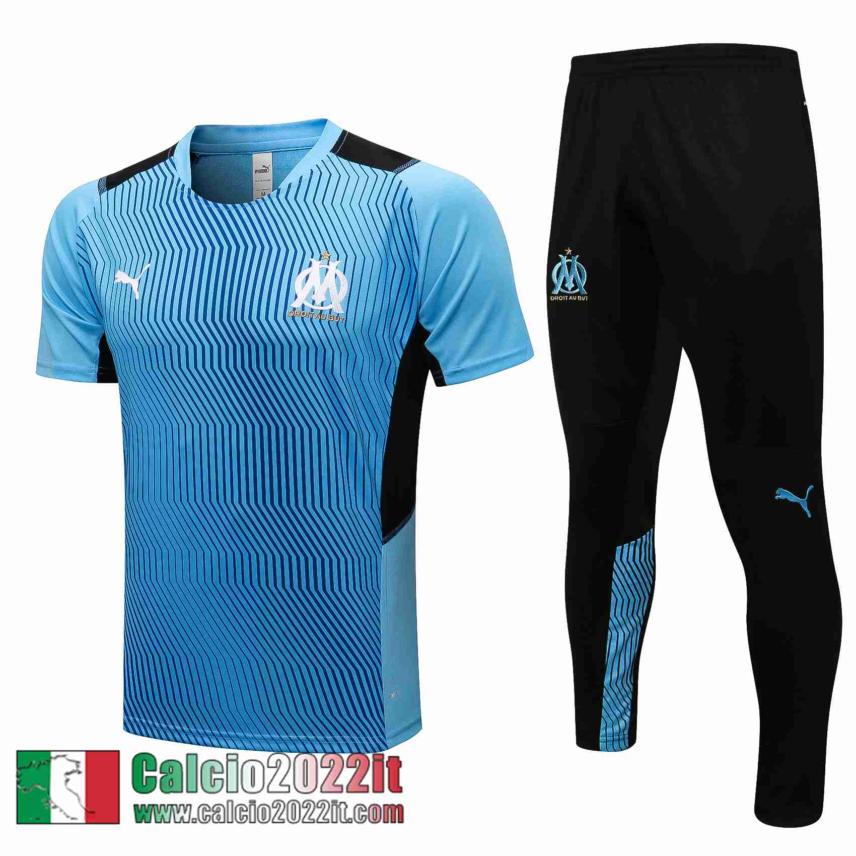 Olympique Marseille T-Shirt blu 2021 2022 Uomo PL189