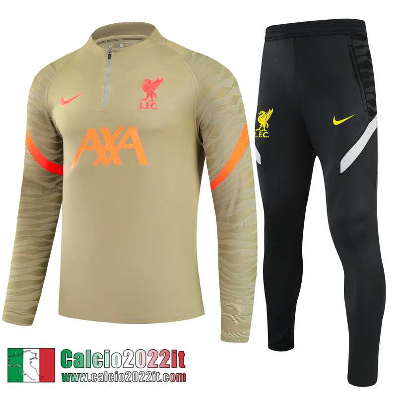 Liverpool Tute Calcio Tempio giallo 2021 2022 Uomo TG155