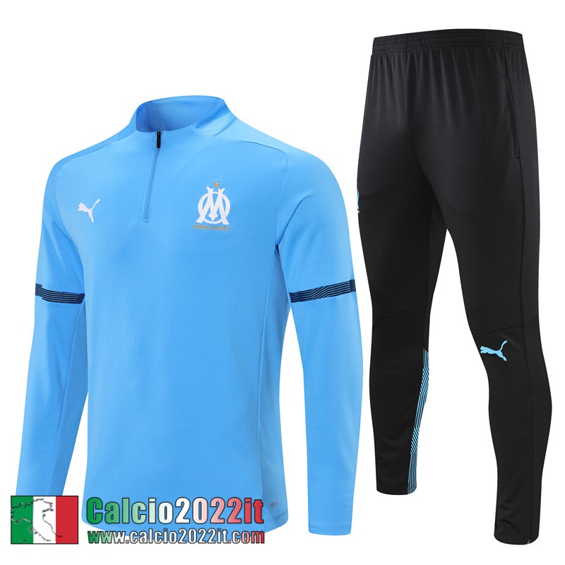 Olympique Marseille Tute Calcio blu 2021 2022 Uomo TG160