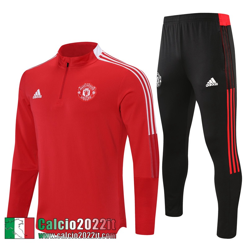 Manchester United Tute Calcio rosso 2021 2022 Uomo TG164