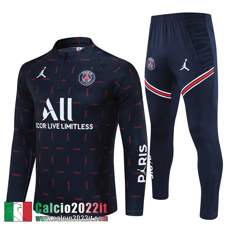 PSG Paris Tute Calcio blu 2021 2022 Uomo TG167