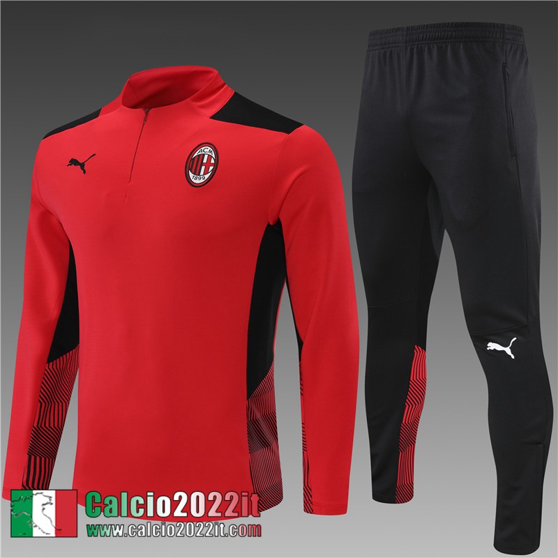 AC Milan Tute Calcio rosso 2021 2022 Bambino TK116