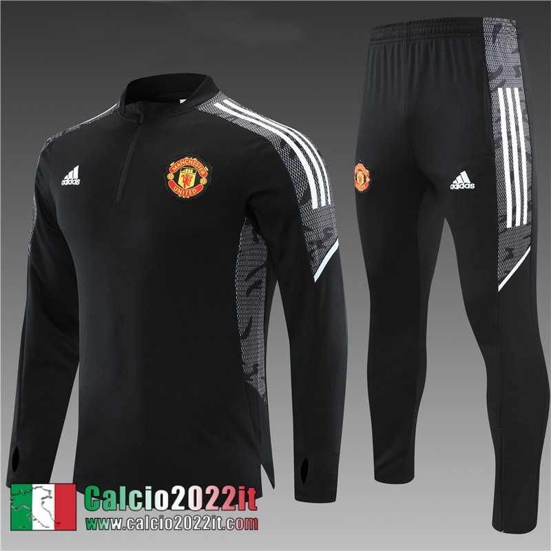 Manchester United Tute Calcio Nero 2021 2022 Bambino TK145