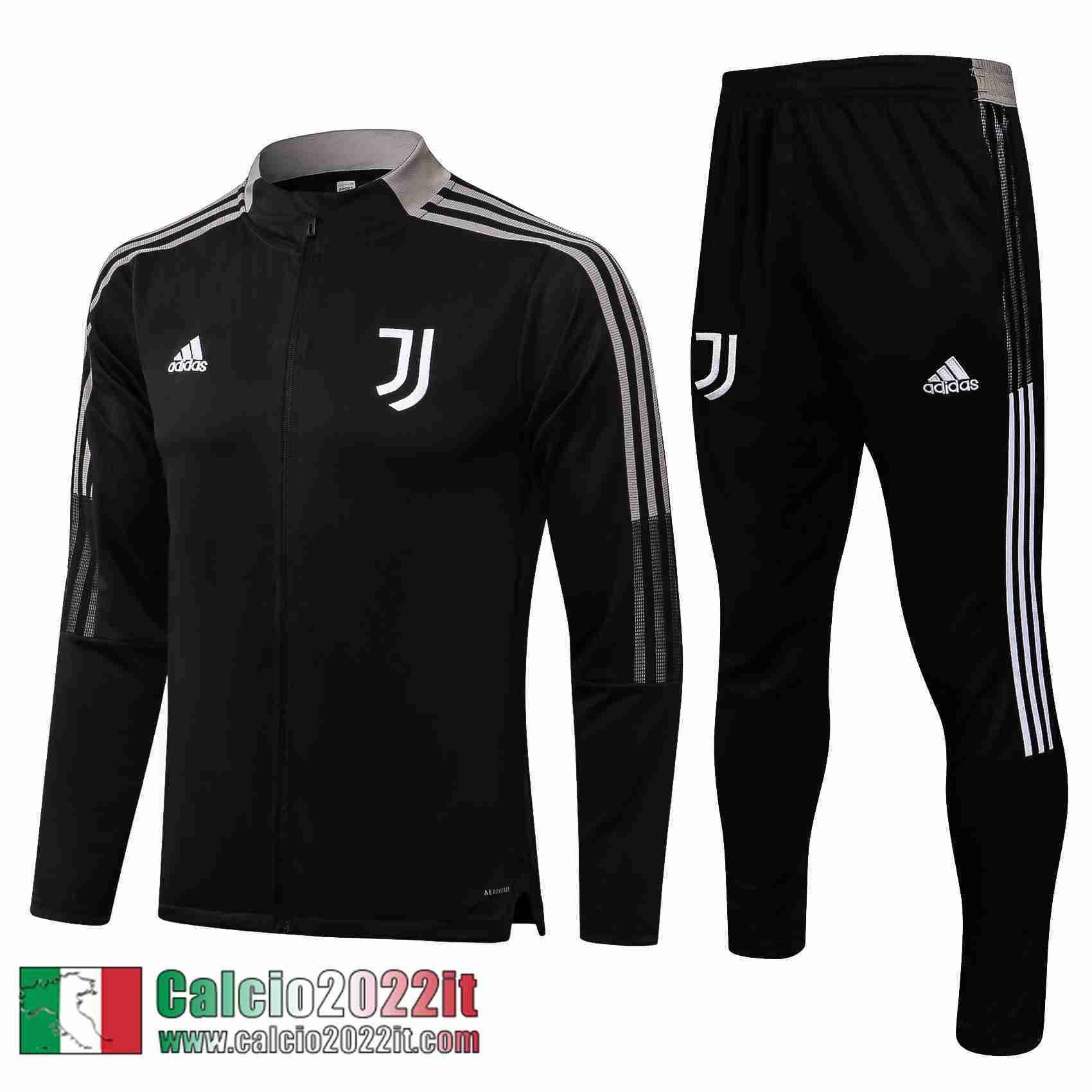 Juventus Full-Zip Giacca noir Uomo 2021 2022 JK247