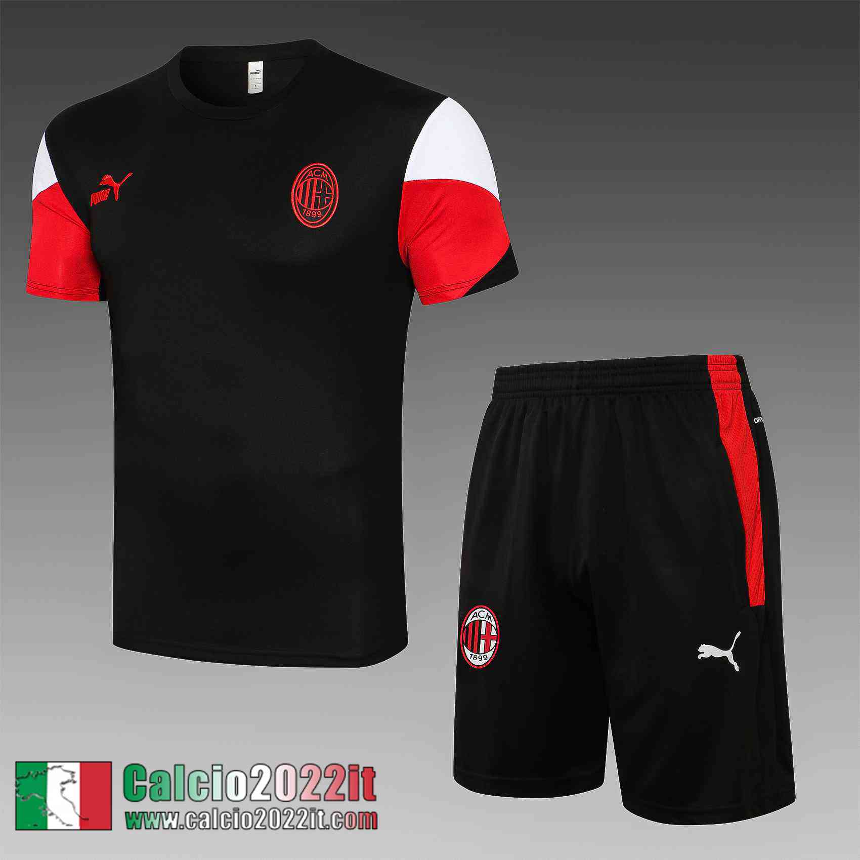 AC Milan T-shirt noir Uomo 2021 2022 PL238