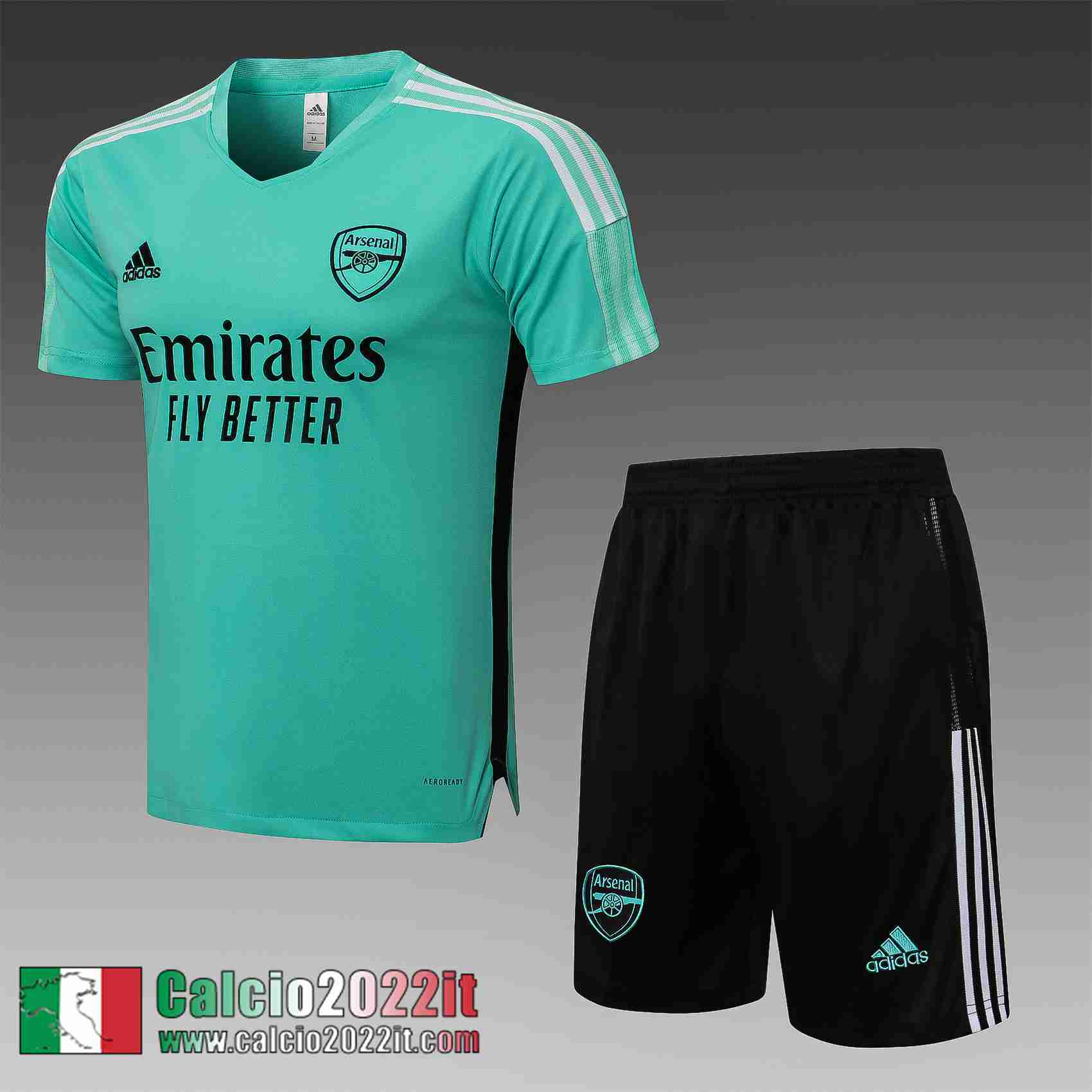 Arsenal T-shirt verde Uomo 2021 2022 PL241