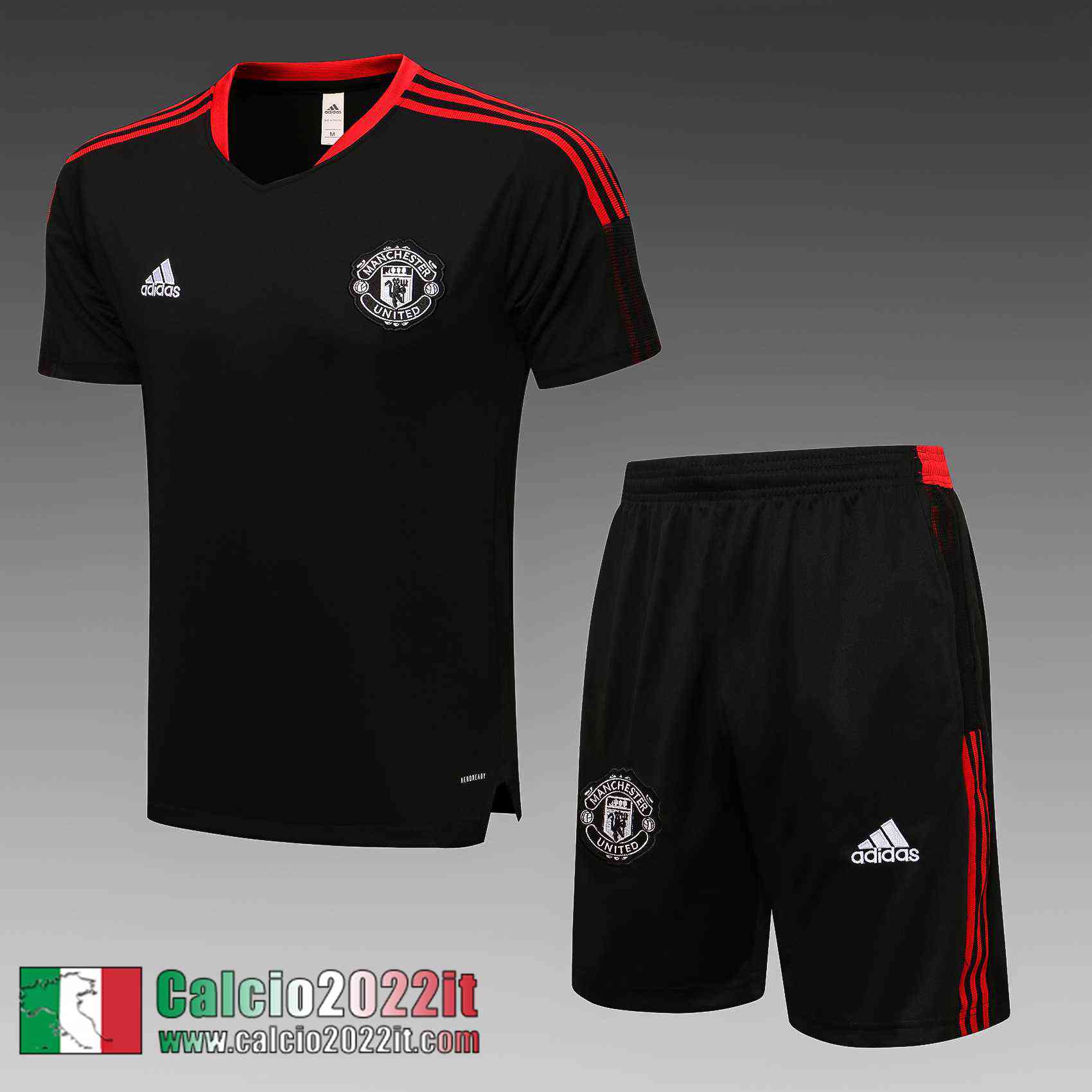 Manchester United T-shirt noir Uomo 2021 2022 PL246