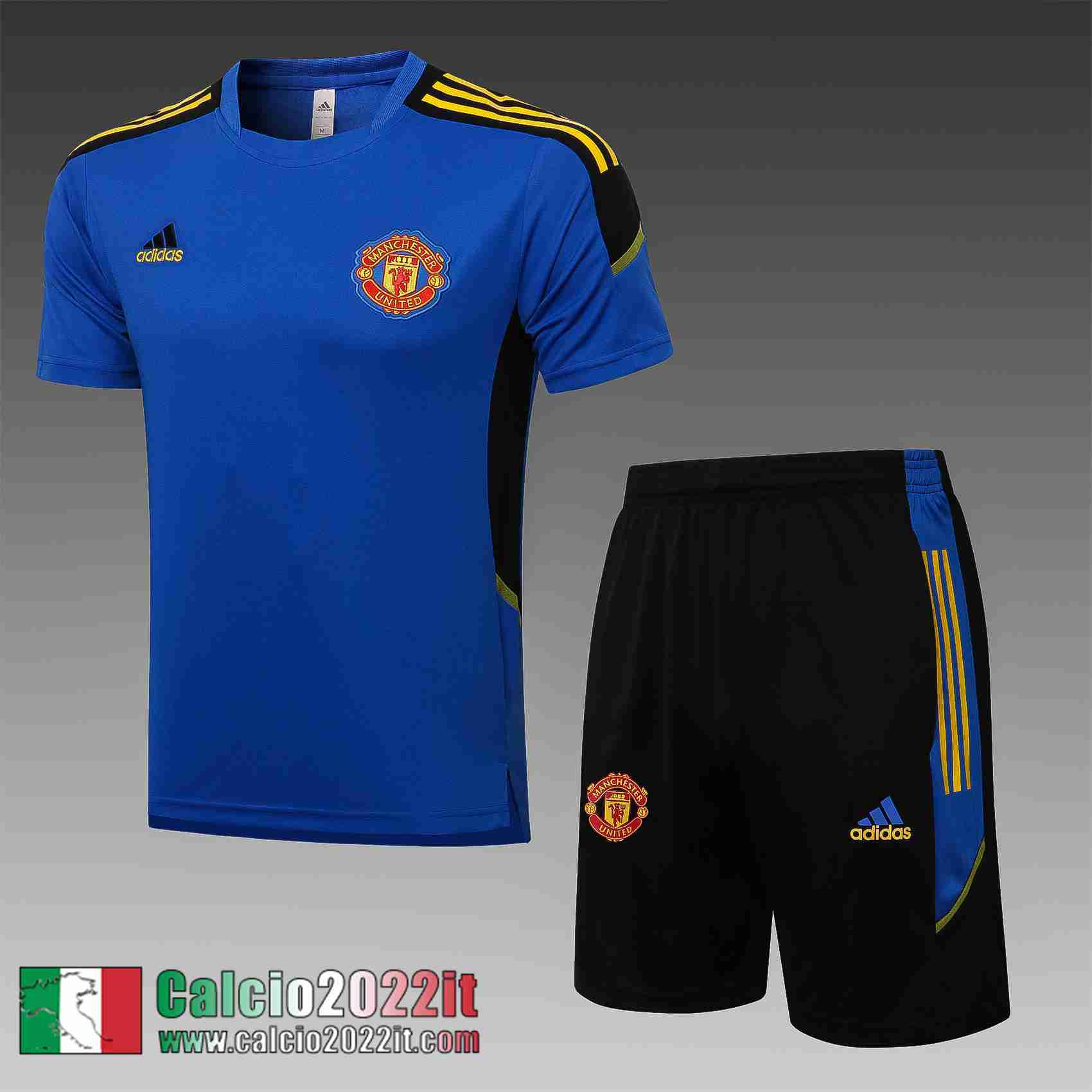 Manchester United T-shirt blu Uomo 2021 2022 PL247
