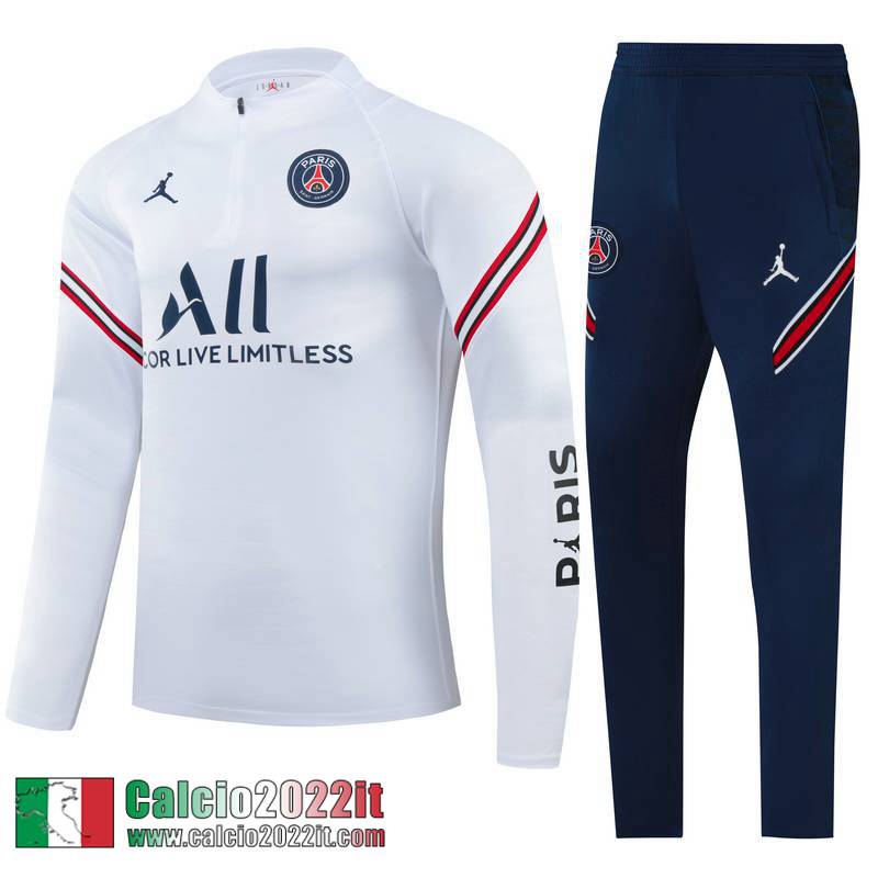 PSG Tute Calcio bianco Uomo 2021 2022 TG195