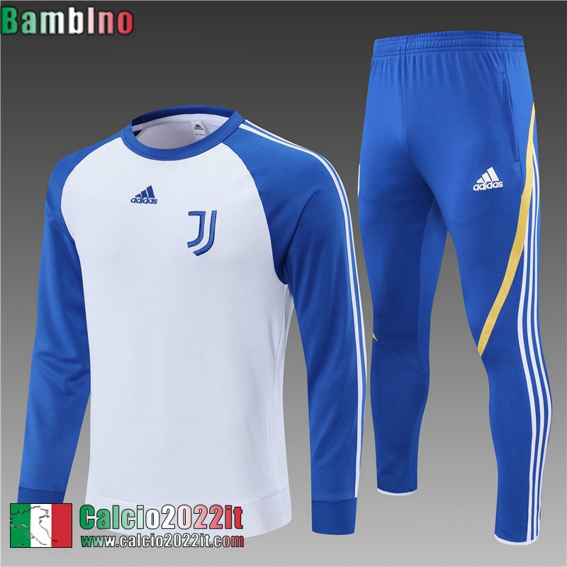 Juventus Tute Calcio bianco Bambini 2021 2022 TK185