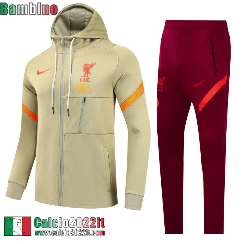 Liverpool Full-Zip Giacca Giallo Bambini 2021 2022 TK210