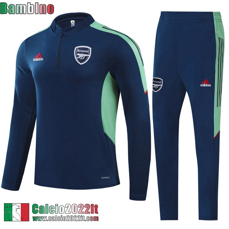 Arsenal Tute Calcio blu Bambini 2021 2022 TK224