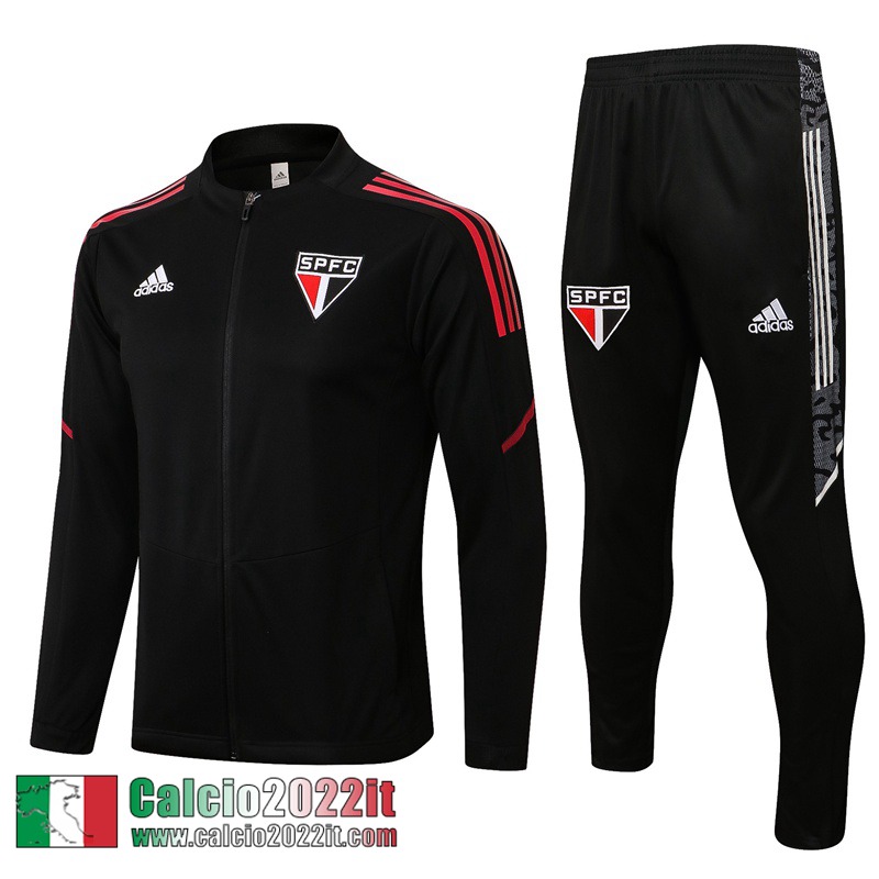 sao paulo Full Zip Giacca Nero Uomo 21 22 JK302