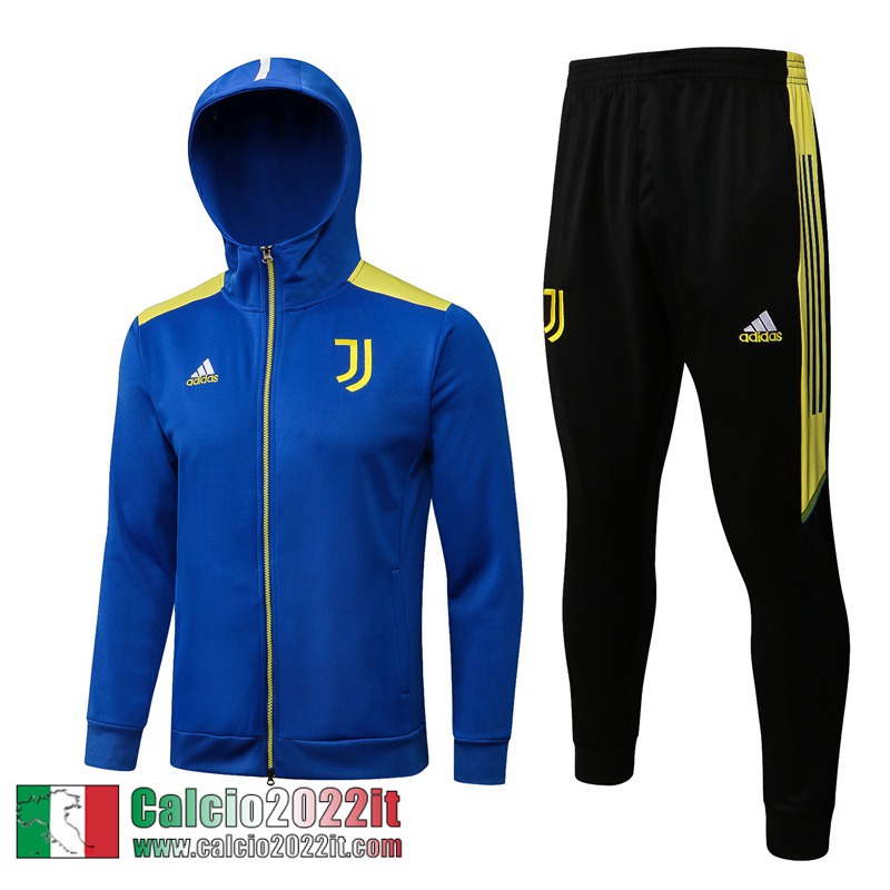 Juventus Full Zip Hoodie - Giacca blu Uomo 21 22 JK306