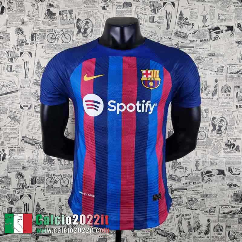 Barcellona Maglia Calcio Prima Uomo 22 23 Versione Trapelata