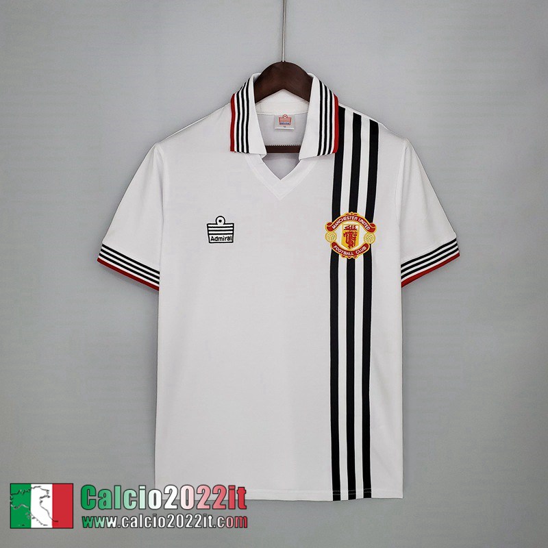 Manchester United Maglia Calcio Retro Seconda Uomo 75 80