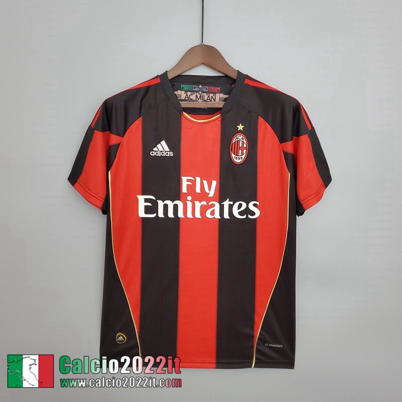 AC Milan Maglia Calcio Retro Prima Uomo 10 11