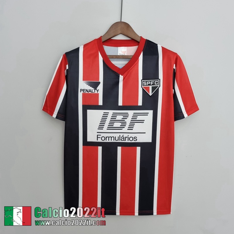 sao paulo Maglia Calcio Retro Seconda Uomo 1991