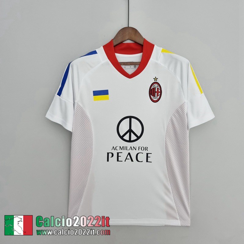 AC Milan Maglia Calcio Retro Seconda Uomo 02 03
