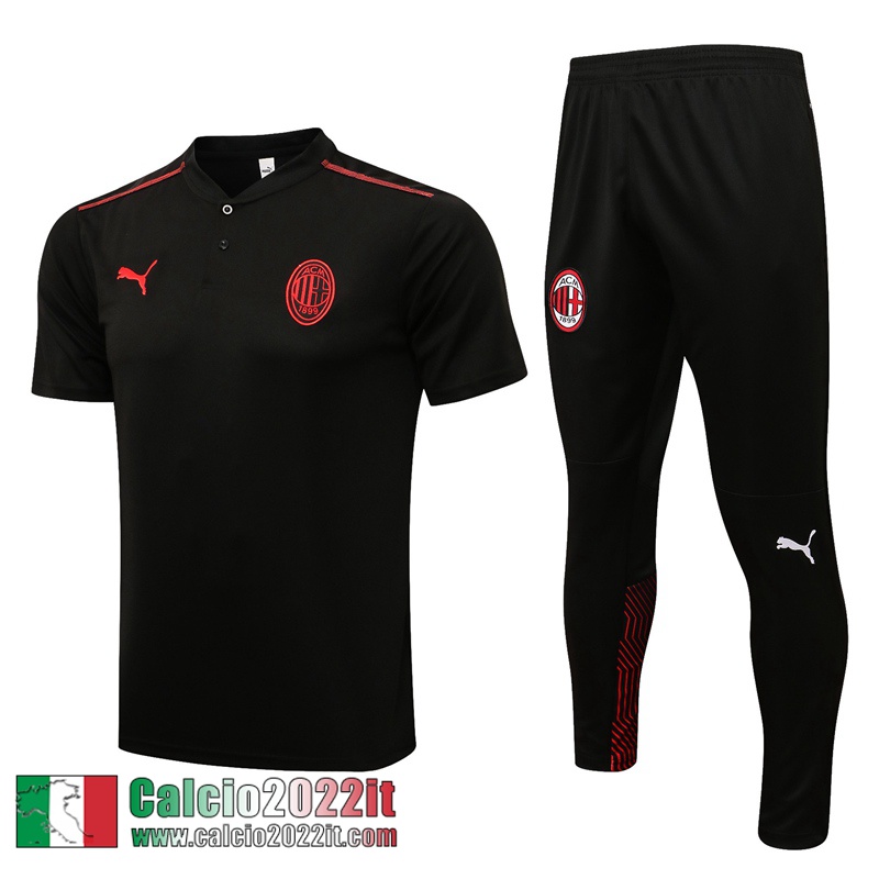 AC Milan Polo Nero Uomo 21 22 PL255