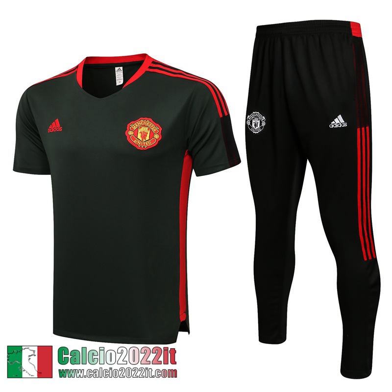 Manchester United T-Shirt Grigio Uomo 21 22 PL260