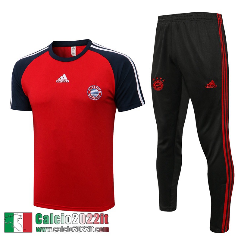 Bayern Monaco T-Shirt rosso Uomo 21 22 PL266