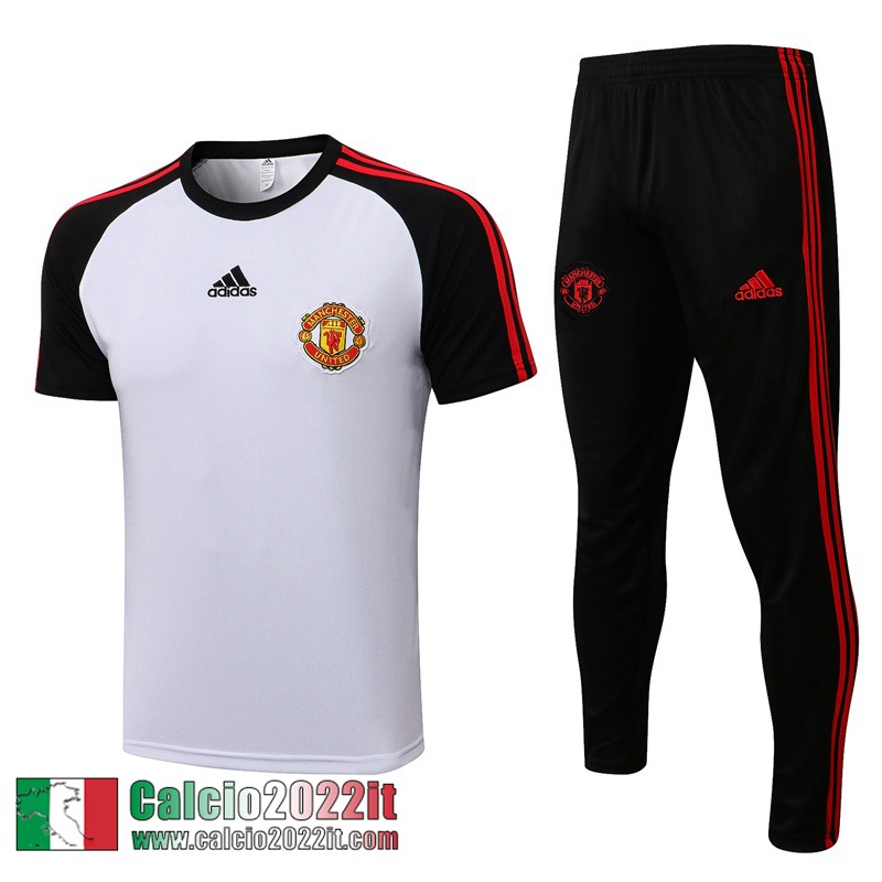 Manchester United T-Shirt bianca Uomo 21 22 PL268