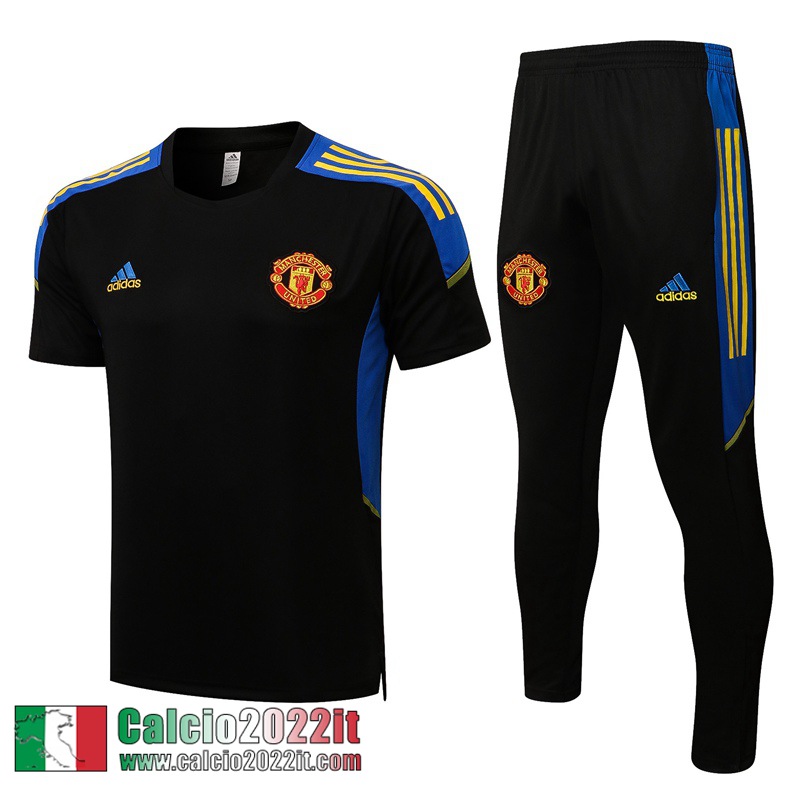 Manchester United T-Shirt Nero Uomo 21 22 PL270