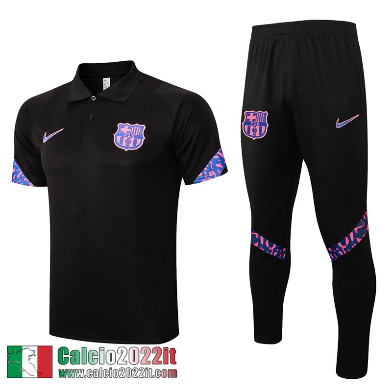 Barcellona Polo Nero Uomo 21 22 PL273