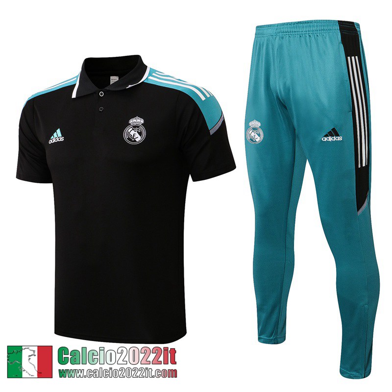 Real Madrid Polo Nero Uomo 21 22 PL287