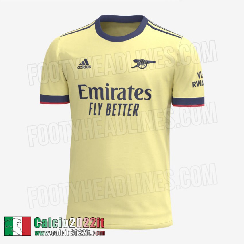 Seconda Maglia Calcio Arsenal Versione Trapelata 2021 2022