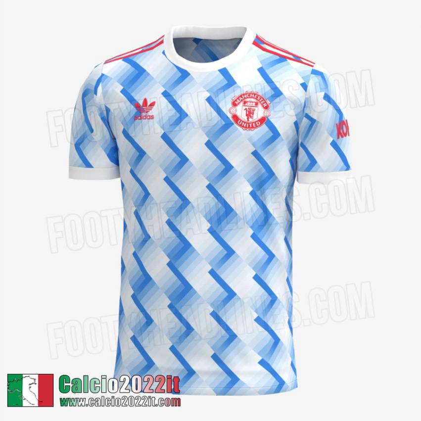 Seconda Maglia Calcio Manchester United Versione Trapelata 2021 2022