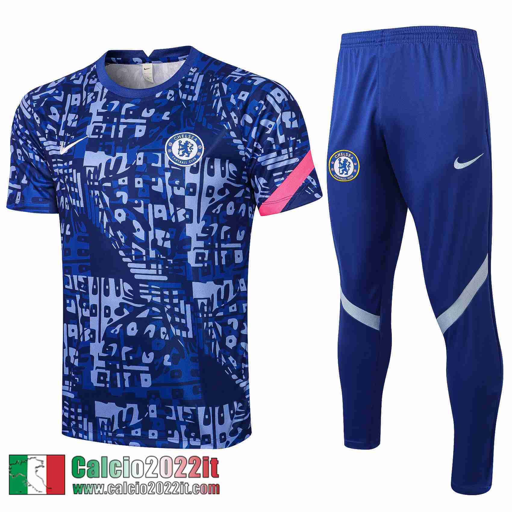 Chelsea Maglia T-shirt Chelsea Azzurra Pl17 2021 2022