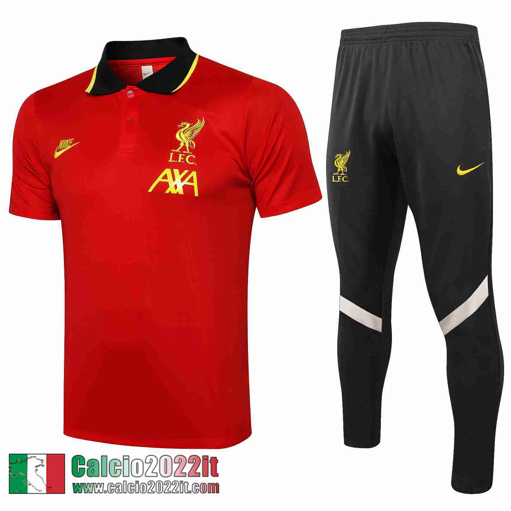 Liverpool Maglia Polo Liverpool Nera Pl23 2021 2022