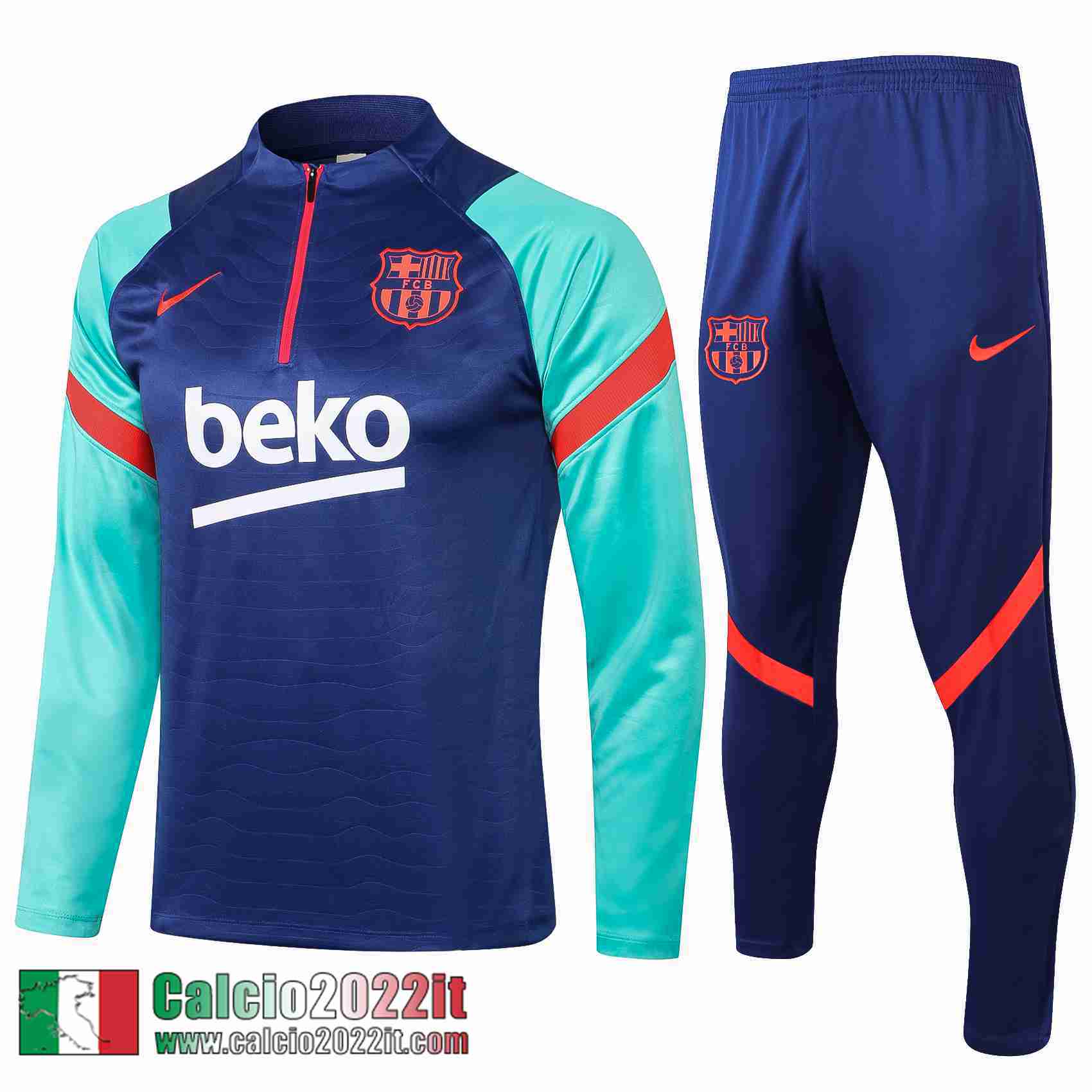 Barcellona Tuta Calcio Azzurra Tg08 2021 2022