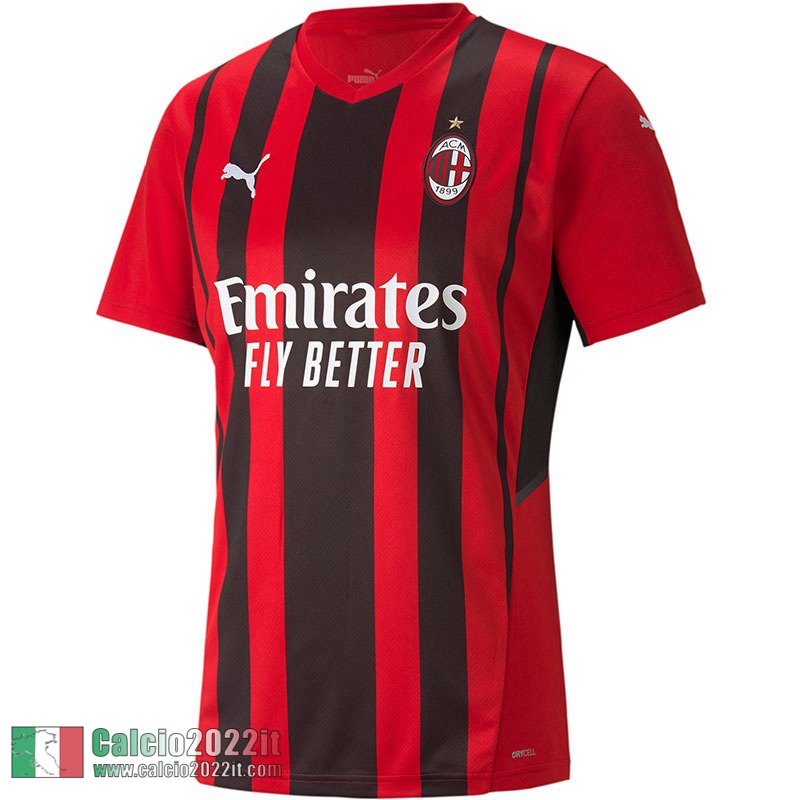 Prima Maglie Calcio AC Milan 2021 2022