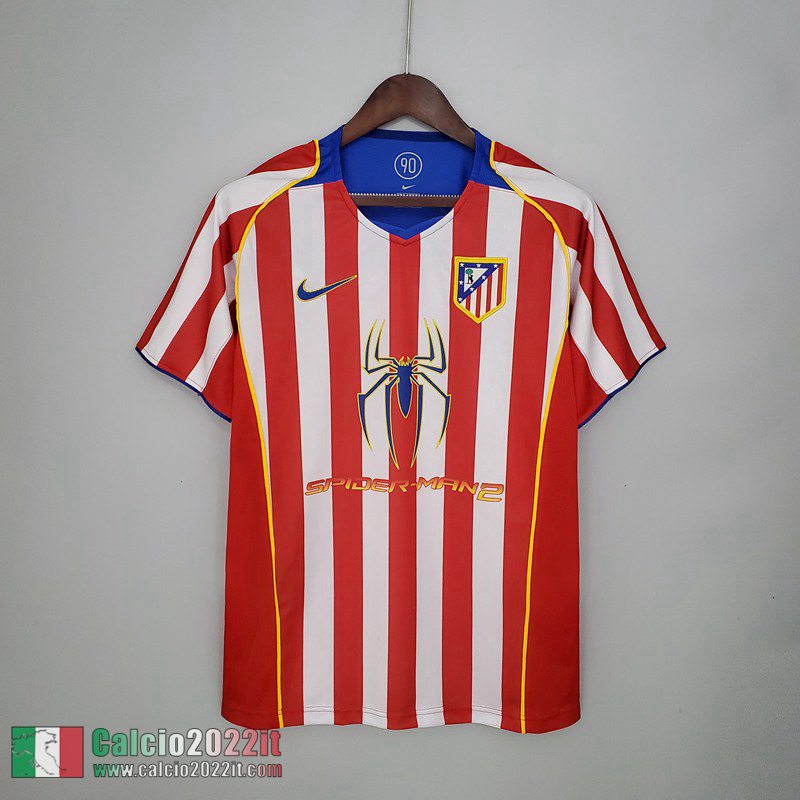 Prima Retro Maglie Calcio Atletico Madrid 04/05 RE85