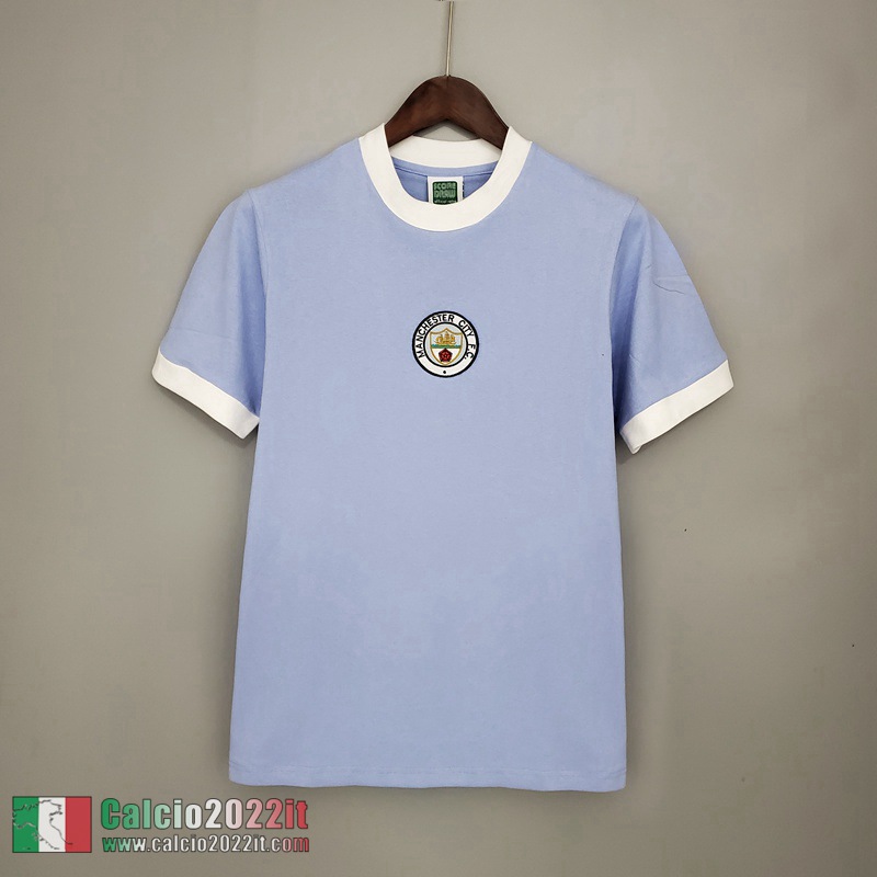 Prima Retro Maglie Calcio Manchester City 1972 RE107