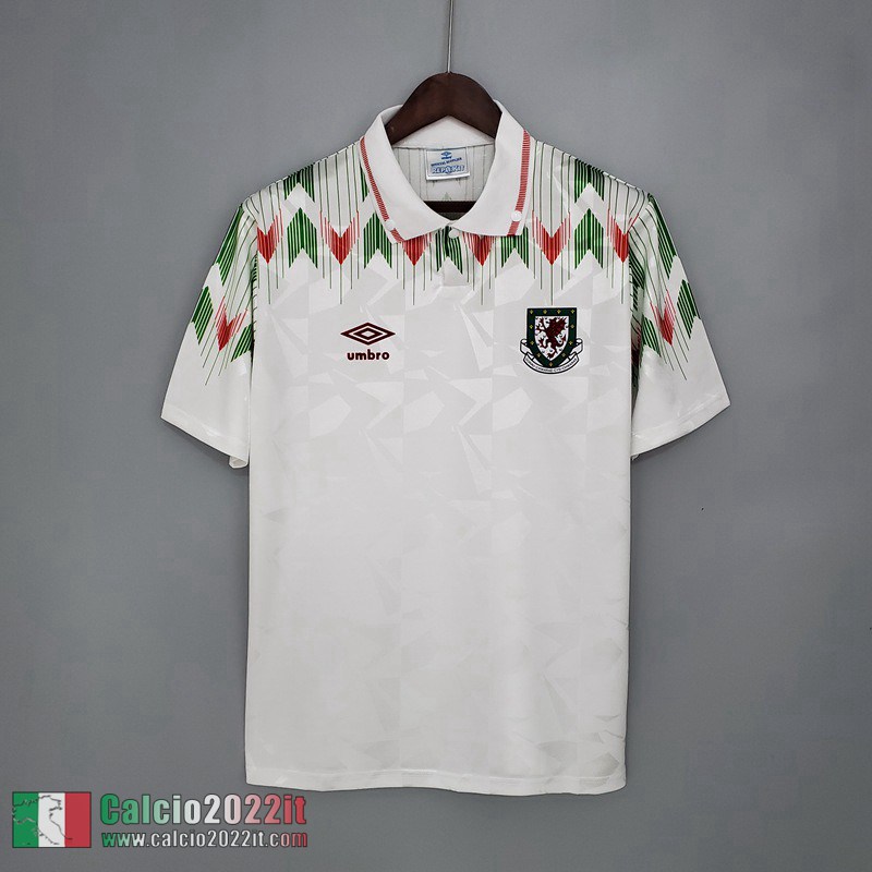 Seconda Retro Maglie Calcio Wales 90/92 RE117