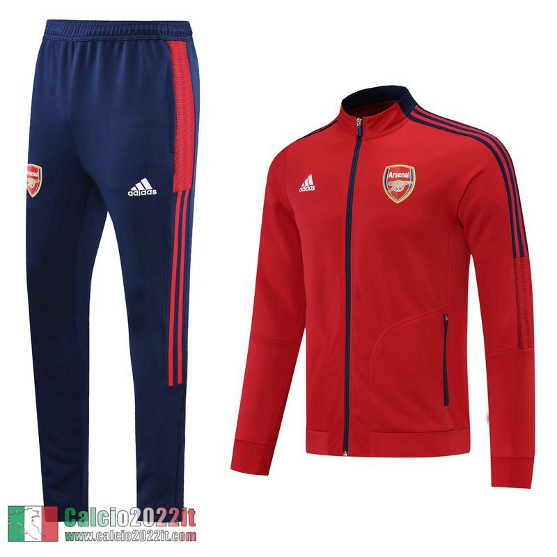 Arsenal Full-Zip Giacca rosso 2021 2022 JK49