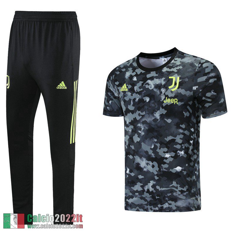 Juventus Maglia T-shirt Grigio nero 2021 2022 PL73