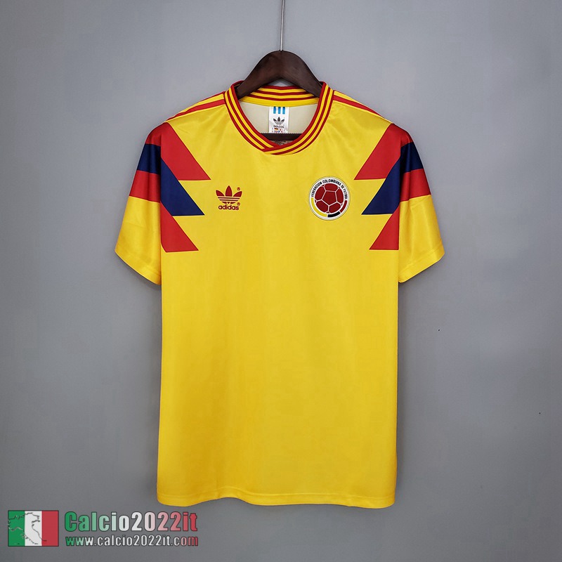 Prima Retro Maglie Calcio Colombia 1990 RE59