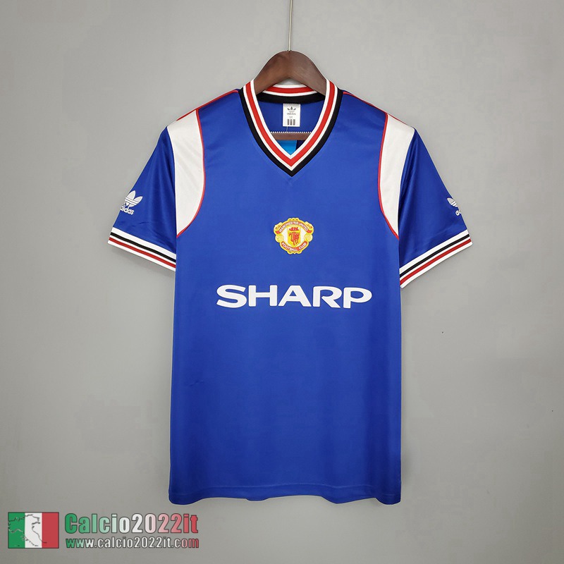 Seconda Retro Maglie Calcio Manchester United 85-86 RE58