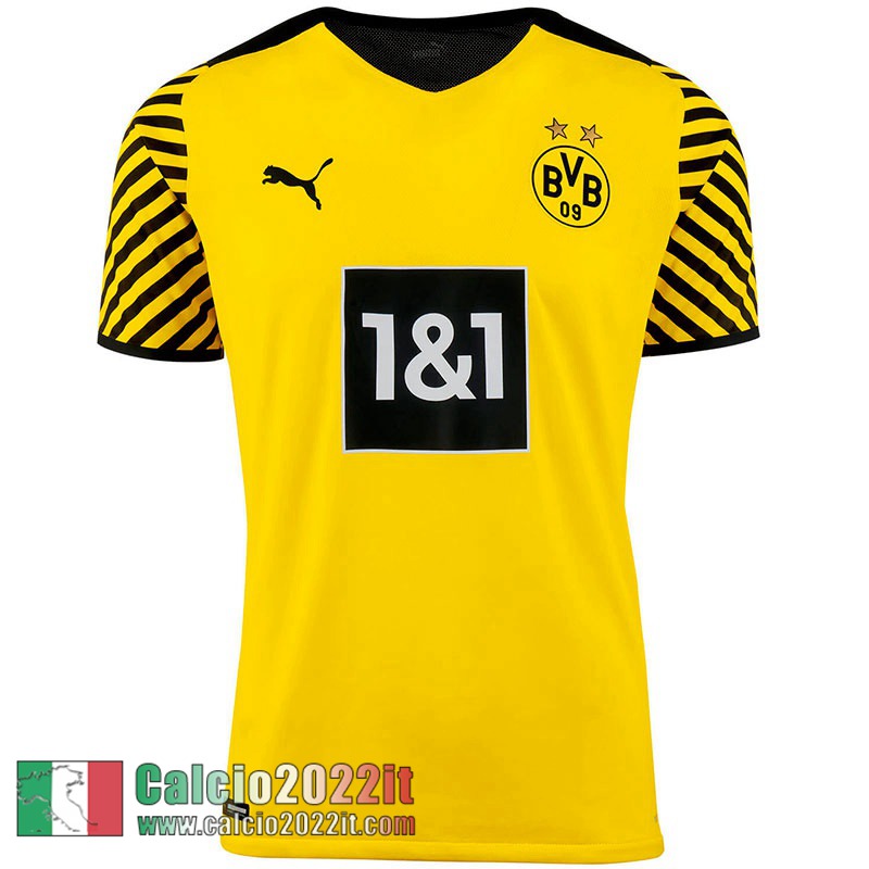 Prima Dortmund Maglia Calcio Uomo 2021 2022