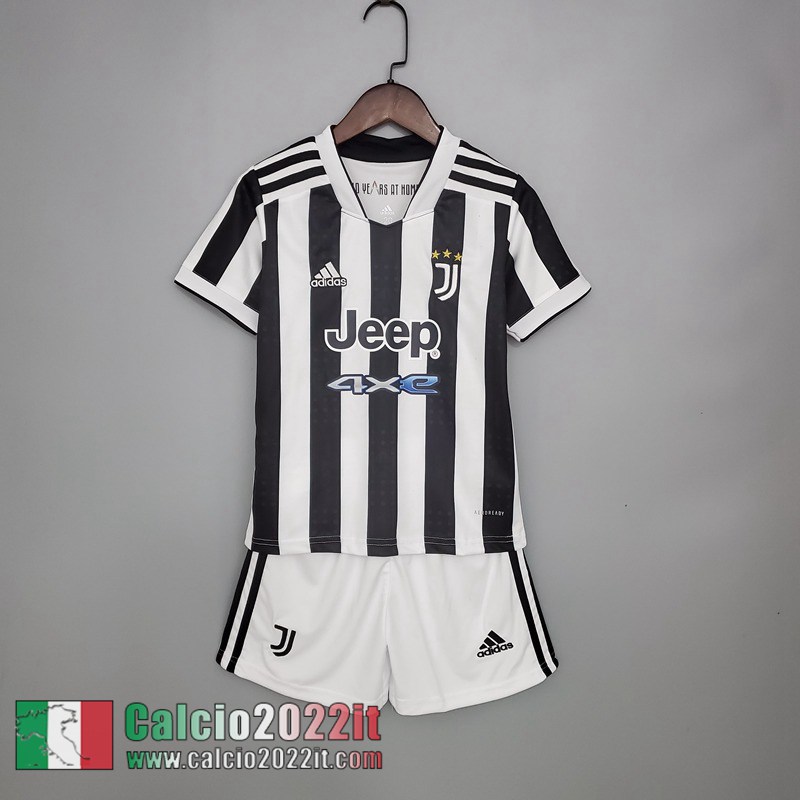 Prima Juventus Maglia Calcio Bambini 2021 2022